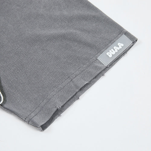 DUAA Bull Snake Graphic Dark Grey T‑Shirt