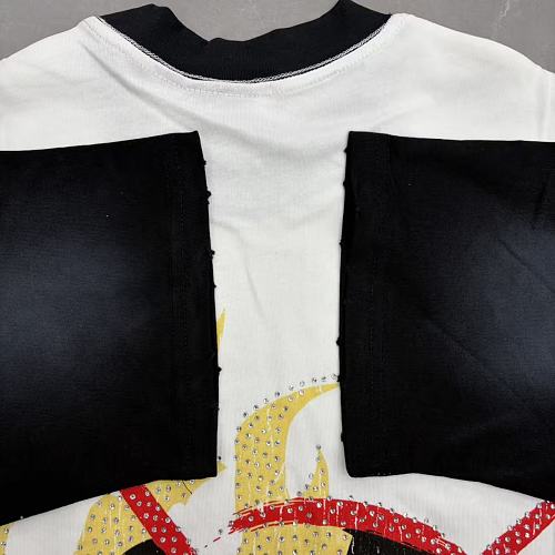 ROYAL DESERT Contrast‑Sleeve Portrait T‑Shirt