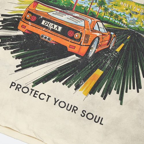 DUAA Scenery‑Graphic Off‑White Short‑Sleeve T‑Shirt