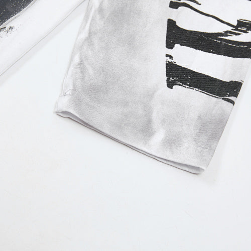 Roughplay Tie‑Dye Graphic Long‑Sleeve Top