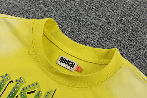 Roughplay Vintage Jungle Graphic Double‑Sided Print Short Sleeve T‑Shirt