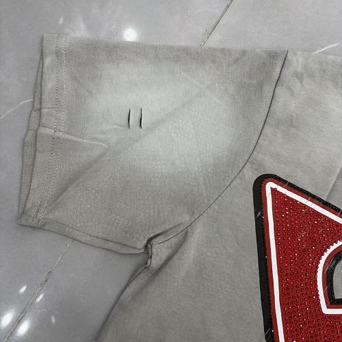 Vareallday Movie‑Graphic Washed‑Grey Short‑Sleeve T‑Shirt