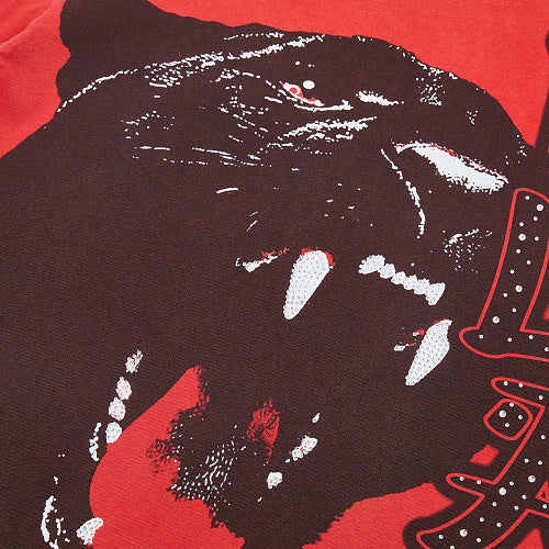 DUAA Red Panther Graphic Short‑Sleeve T‑Shirt