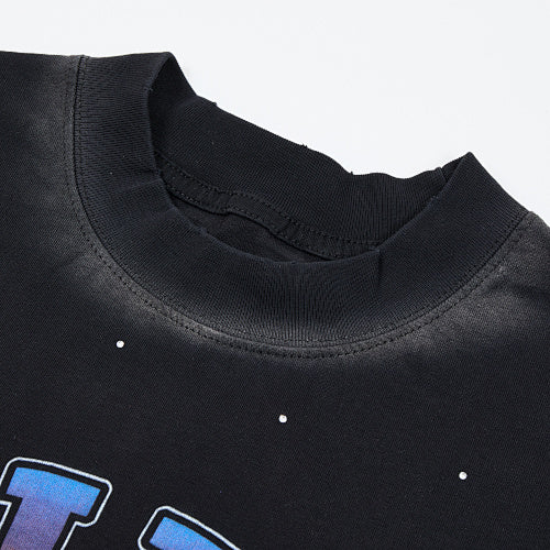 DUAA City‑Landscape Graphic Black Short‑Sleeve T‑Shirt