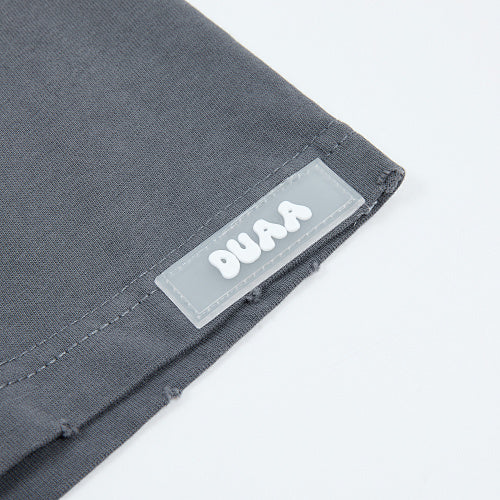 DUAA Band Graphic Dark‑Grey Short‑Sleeve T‑Shirt