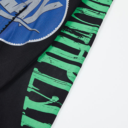 Roughplay Flame Print Pullover Hoodie