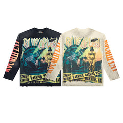 Roughplay Vintage Graphic Long‑Sleeve Shirt