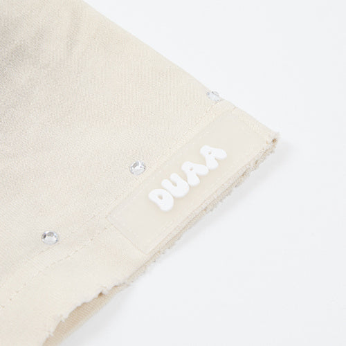 DUAA Worldwide Letter‑Graphic Washed‑Grey Short‑Sleeve T‑Shirt