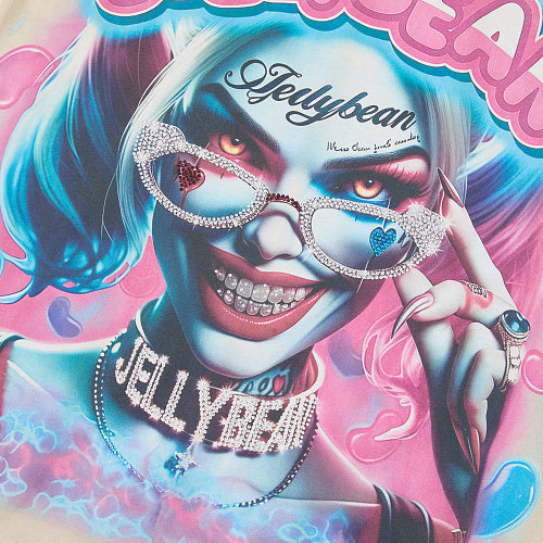 Jellybean Clown Hammer Double‑Sided Graphic T‑Shirt