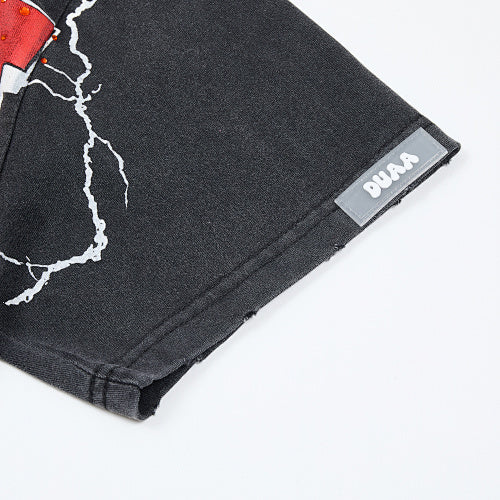 DUAA Worldwide Graphic Black Short‑Sleeve T‑Shirt