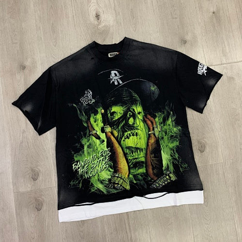 Roughplay Monster Graphic Short‑Sleeve T‑Shirt