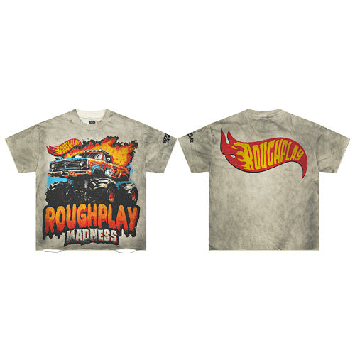 Roughplay Racing Car Graphic Short‑Sleeve T‑Shirt
