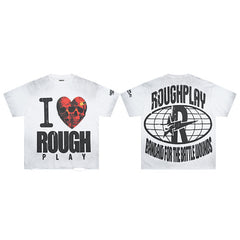 Roughplay I Love Graphic Short‑Sleeve T‑Shirt